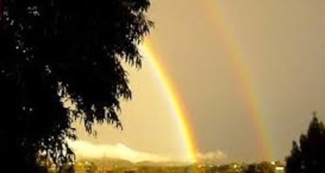 Double rainbow, Double happines Buttonville, Ontario Canada