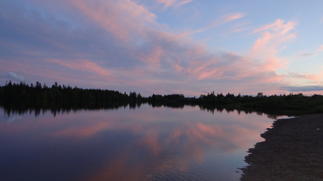 sunset clouds Saint John, NB