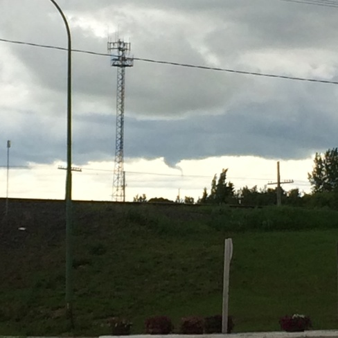 little funnel cloud Qu'Appelle, Saskatchewan Canada