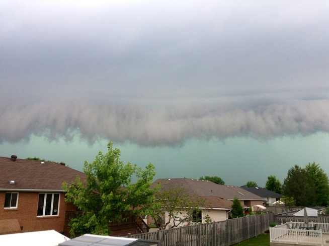 wave cloud of death Tecumseh, Ontario Canada
