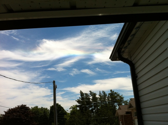 rainbow cloud Bradford West Gwillimbury, Ontario Canada