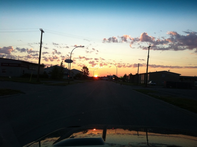 sunrise Thompson, Manitoba Canada