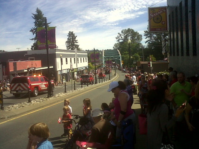 Canada day parade. Comox Valley, British Columbia Canada