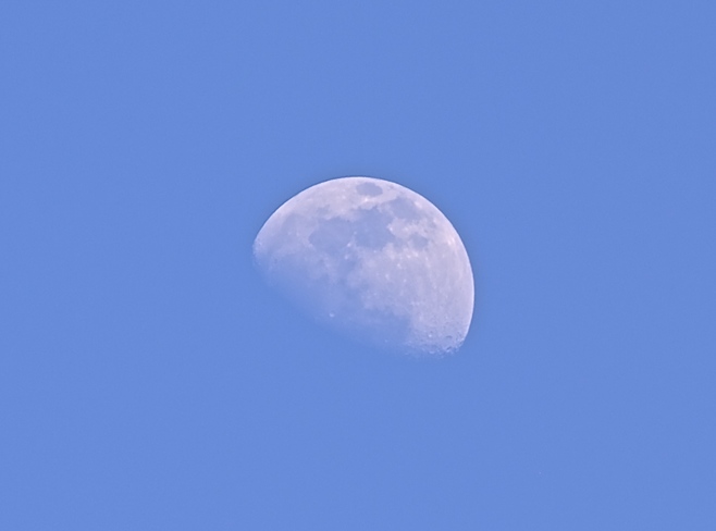 Moon in Late Afternoon. Belleville, ON