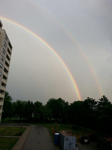 dbl rainbow Burlington, Ontario Canada