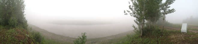 Fogged In! Hay River, Northwest Territories Canada