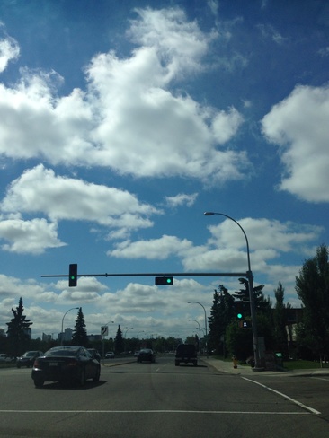 cloudy Edmonton, Alberta Canada
