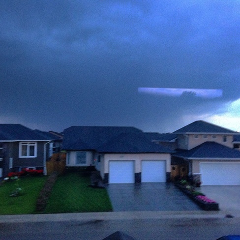 Early morning Thunderstorm in Saskatoon Township Road 380, Corman Park No. 344, SK S0K, Canada