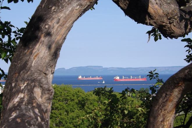 SHIPS IN THE BAY Thunder Bay, ON