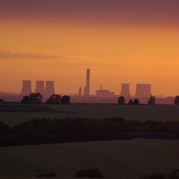 Didcot Power Station at Sunset