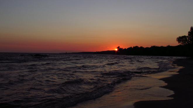 July Sunset North Bay, ON