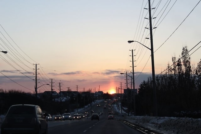 Sunset Laval, Quebec Canada