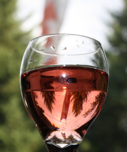Enjoying A Nice Glass Of Wine Vernon, BC, Canada