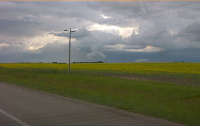 Crazy cloud East of Crossfield, AB