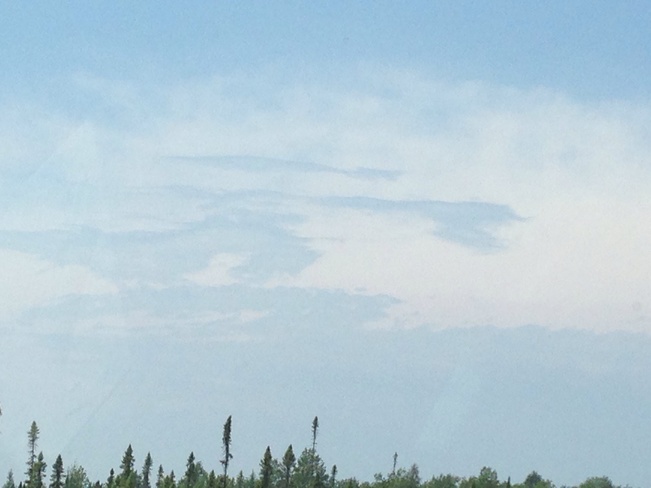 swirl in sky Porcupine, Ontario Canada