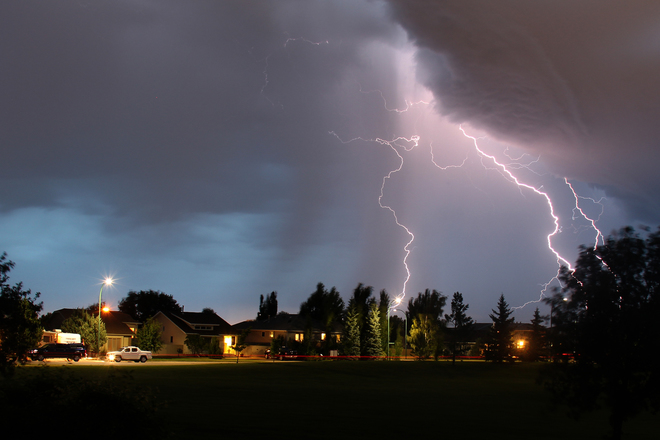 Lightning Storm Lethbridge, AB