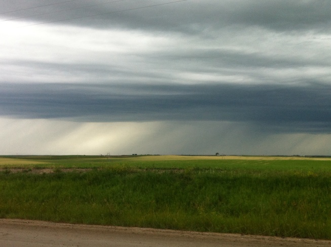 out with the storm Dodsland, Saskatchewan Canada