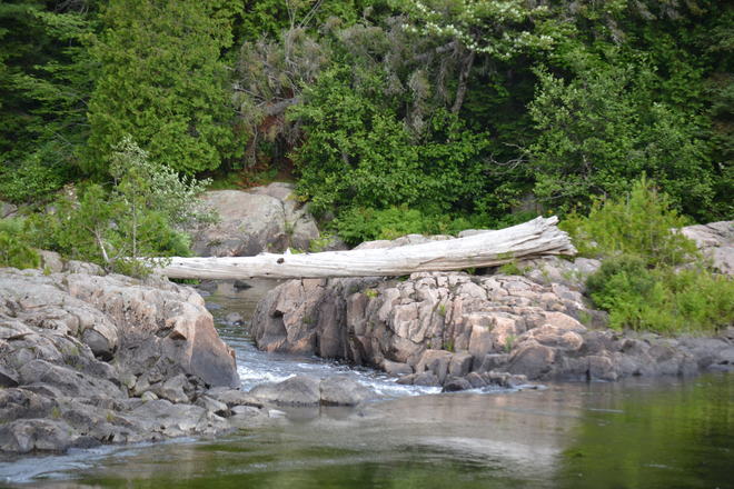 bridge over troubled water Sturgeon Falls, Ontario Canada
