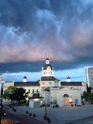 Storm rolling into Kingston, Ontario 28 Queen Street, Kingston, ON K7K, Canada