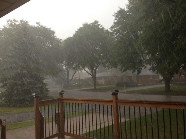 Crazy Hail Storms! Chippawa, Ontario Canada