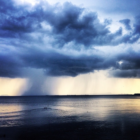 Rain over Tbay Thunder Bay, Ontario Canada