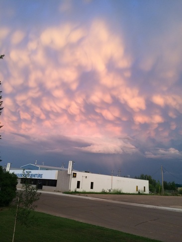 interesting clouds High Prairie, Alberta Canada