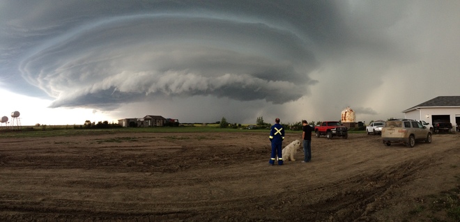 Storm that was coming Major, SK