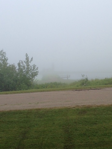 fog Battleford, Saskatchewan Canada