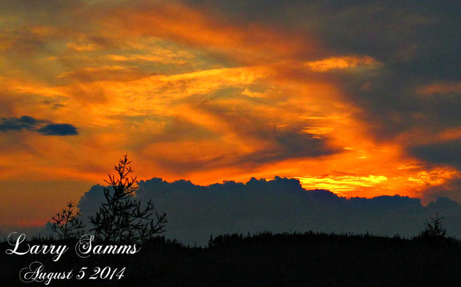 "Sunset Aug. 5" Springdale, Newfoundland and Labrador Canada
