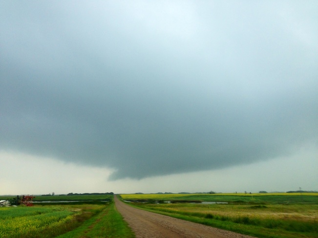 is it a funnel cloud ??? Young, Saskatchewan Canada