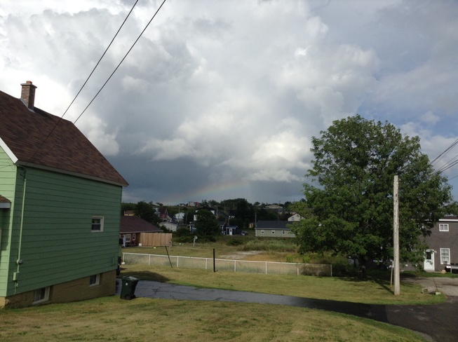 Rainbow up in the Sky Sydney, Nova Scotia Canada