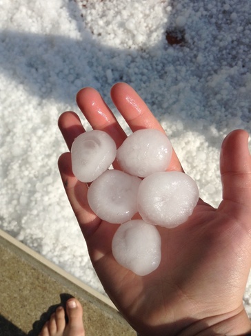 Ping Pong Sized Hail Airdrie, Alberta Canada