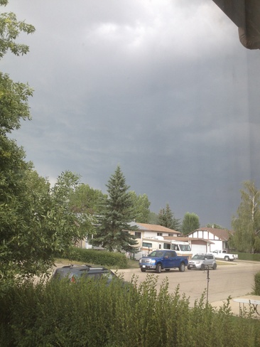 thunder storm Strathmore, Alberta Canada