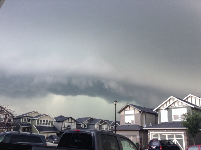 Big Storm Coming Airdrie, Alberta Canada