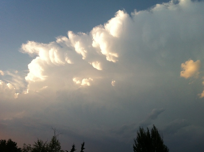 storm cloud Calgary, Alberta Canada