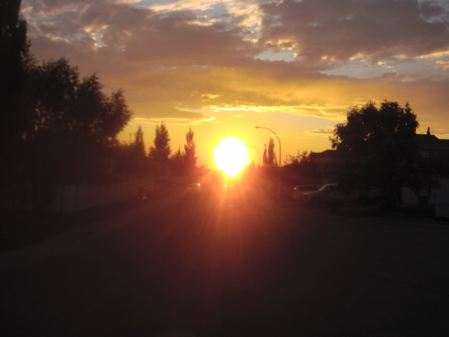 Amazing Sunset August 7, 2014 Edmonton, Alberta Canada