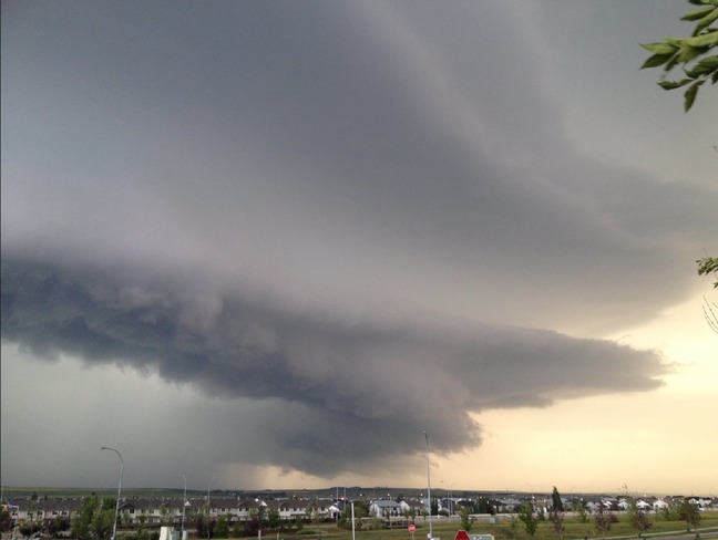 Severe Thunderstorm Airdrie, AB