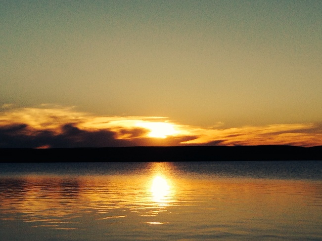 evening sunset Simmie, Saskatchewan Canada
