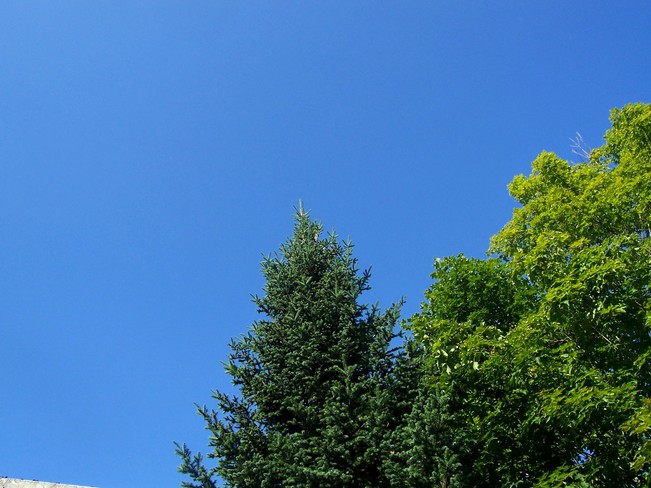 Bleu, bleu, le ciel d icitte , Sainte-Adèle, QC, Canada
