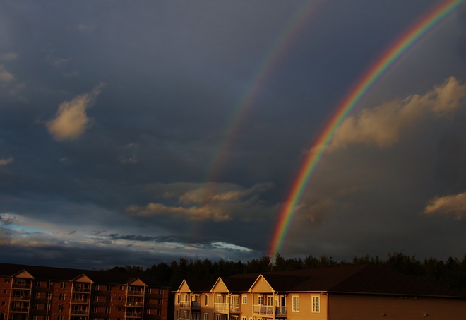 Double Rainbow Fredericton, New Brunswick Canada