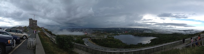 thunder storm approaching St. John's, Newfoundland and Labrador Canada