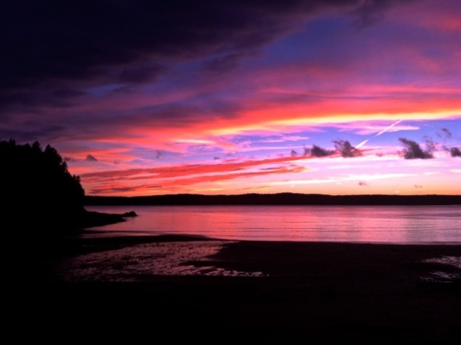 amazing sunset Saint John, New Brunswick Canada