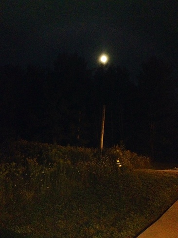 super moon Bracebridge, Ontario Canada