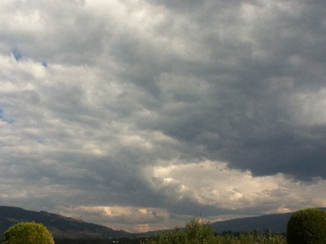 distant storm clouds? South Vernon, British Columbia Canada