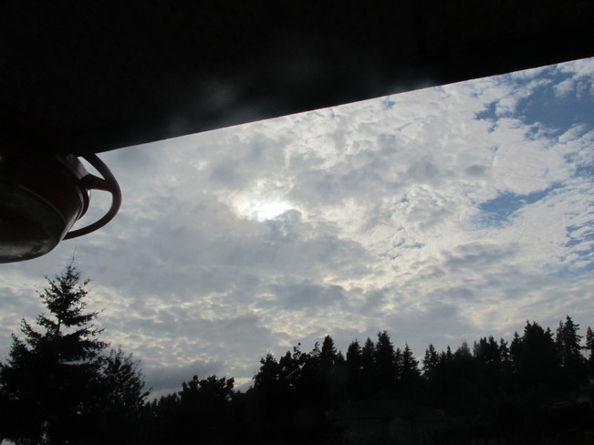 cloud formations Surrey, BC