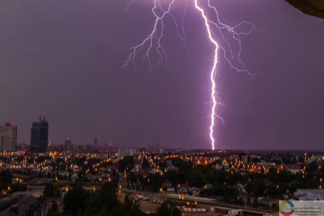 Lightning Over Edmonton Edmonton, Alberta