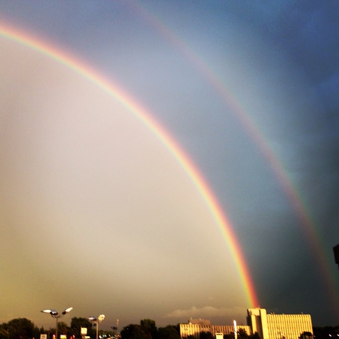 Double Rainbow! Chatham, Ontario Canada