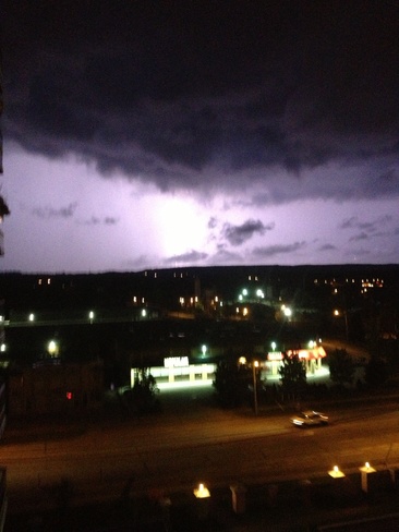 lightning strike Aldershot, Ontario Canada