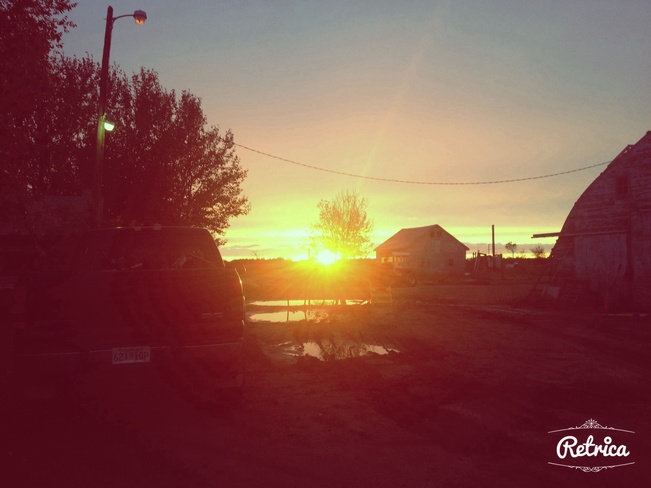 sunset Martensville, Saskatchewan Canada