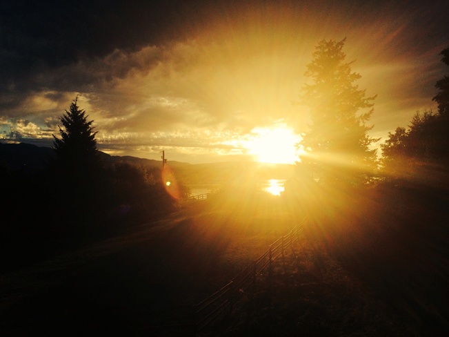 Fanny Bay Sunset Comox Valley, British Columbia Canada